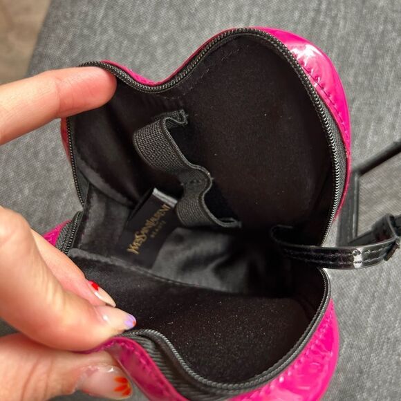 Yves Saint Laurent Pink Heart Cosmetic Bag - Picture 2 of 4